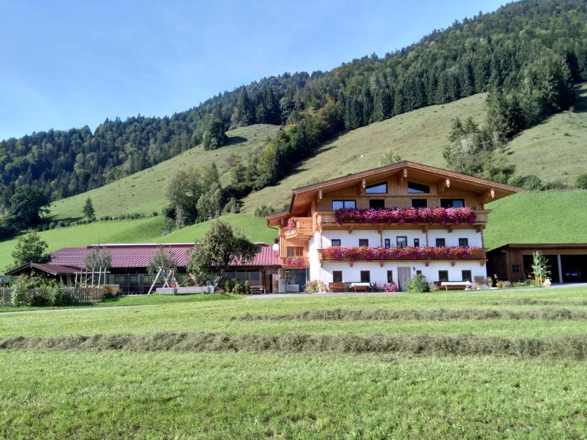 Bio- Bauernhof Obermaurach Apartment Walchsee Exterior foto