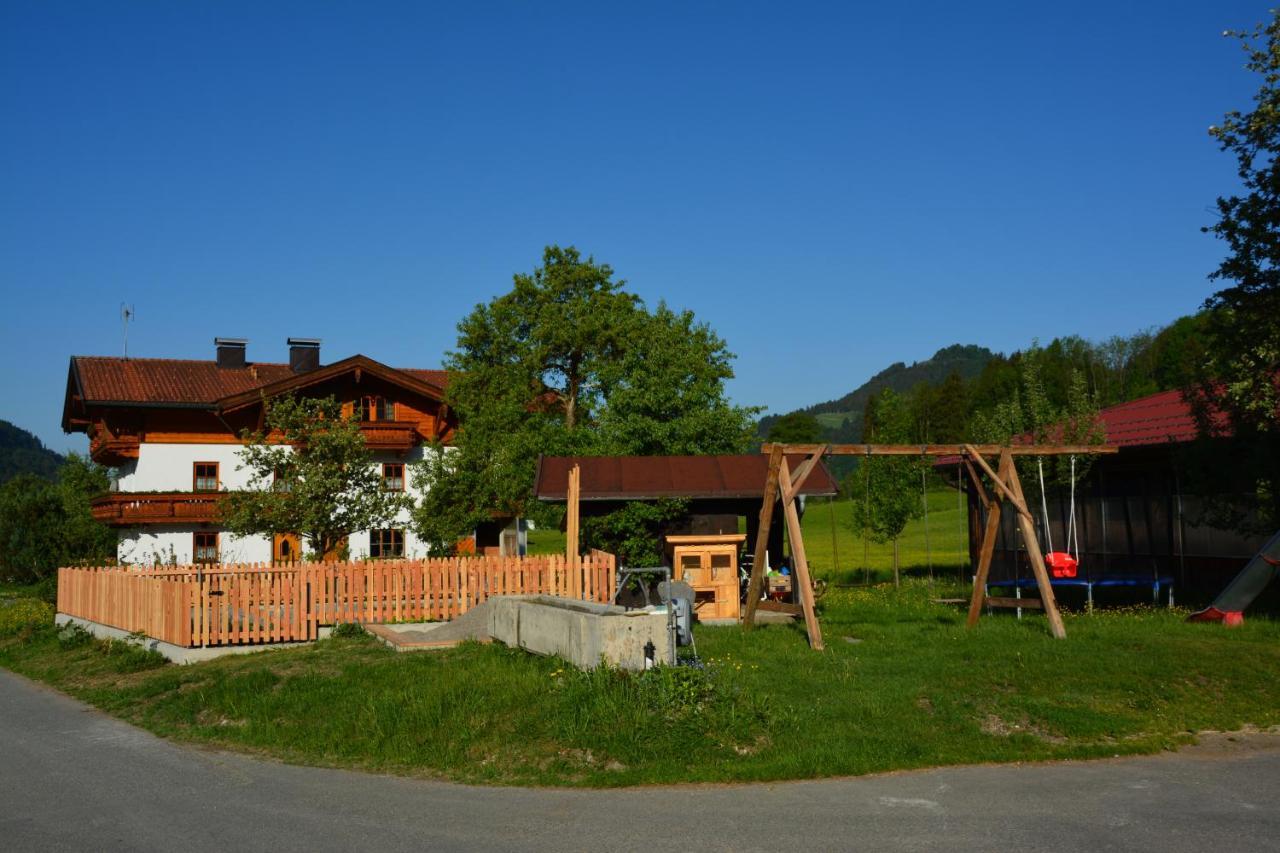 Bio- Bauernhof Obermaurach Apartment Walchsee Exterior foto