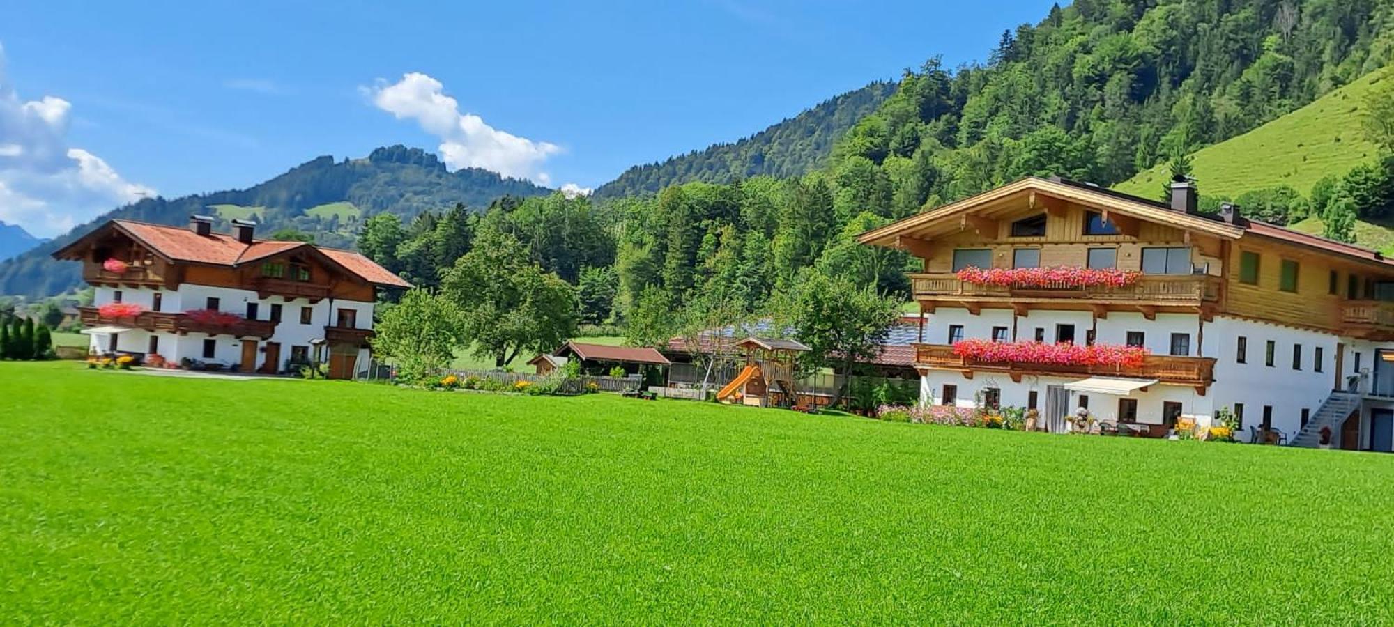 Bio- Bauernhof Obermaurach Apartment Walchsee Exterior foto